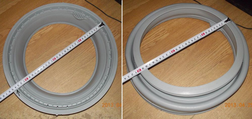 Манжета люка (уплотнитель двери) для стиральной машины Indesit (Индезит) / Ariston (Аристон) 093345