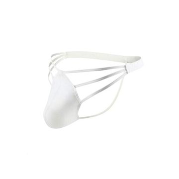 Мужские трусы стринги белые Romeo Rossi RR1022-1