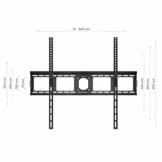 ONKRON кронштейн для телевизора 55"-100" фиксированный, чёрный UF4