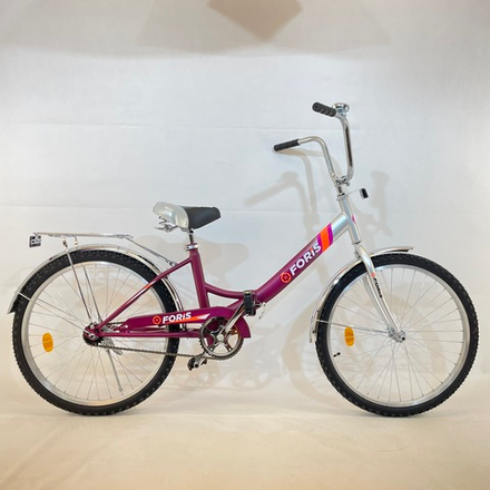 Велосипед городской Foris 20" скл. рама Фиолетовый