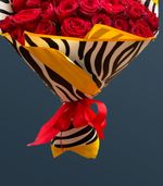 Монобукет из роз 50 см!!!!По акции!!