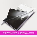 Ежедневник датированный 2025 А5 138x213 мм BRAUBERG "Vista", под кожу гибкий, "Туман", 115868