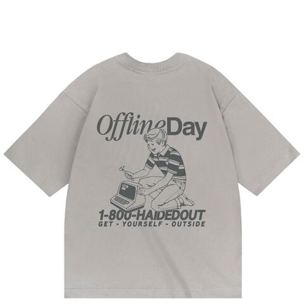 Футболка HAIDED OFFLINE DAY Серый