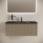 Тумба подвесная Sancos Code 990х453х400, c одним ящиком оснащенным доводчиками, цвет серо- бежевый , арт. CD100GB