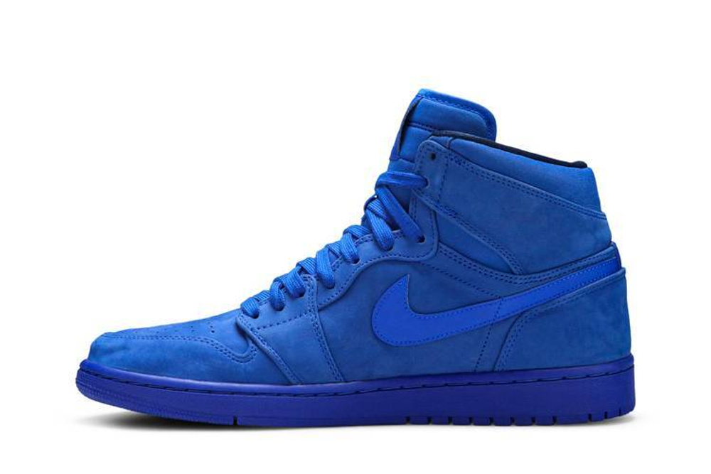 Кроссовки Jordan Air Jordan 1 Retro High Blue Void (Женская размерная сетка)
