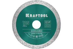 KRAFTOOL  KERAMO 125 мм (22.2 мм, 10х2.4 мм), Алмазный диск (36684-125)