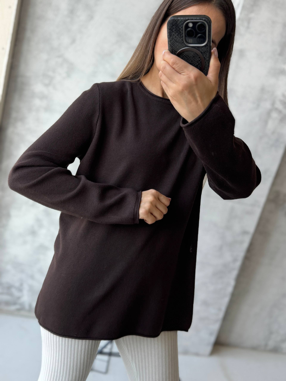 Свитер жен. 8010 шок.