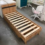 Кровать Омега-3 дуб золотистый/антрацит 800*1900