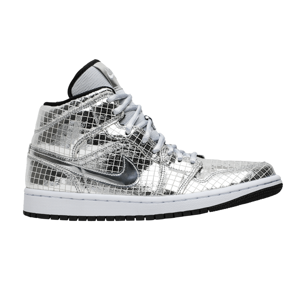 Кроссовки Jordan Air Jordan 1 Mid "Disco Ball" (Женская размерная сетка)