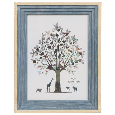 Фоторамка фото 13х18 см, синий обод, Y4-3887