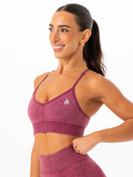 Топ RYDERWEAR Stonewash Seamless Sports Bra Wine