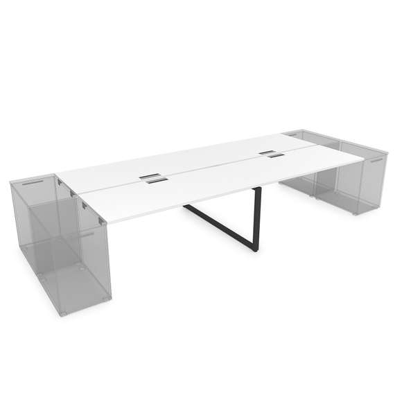 СТБД-О.984 Стол системы БЕНЧ на 4 рабочих места, приставной (3200*1635*750)