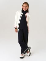 Кардиган бомбер для девочки AT1025 молочный