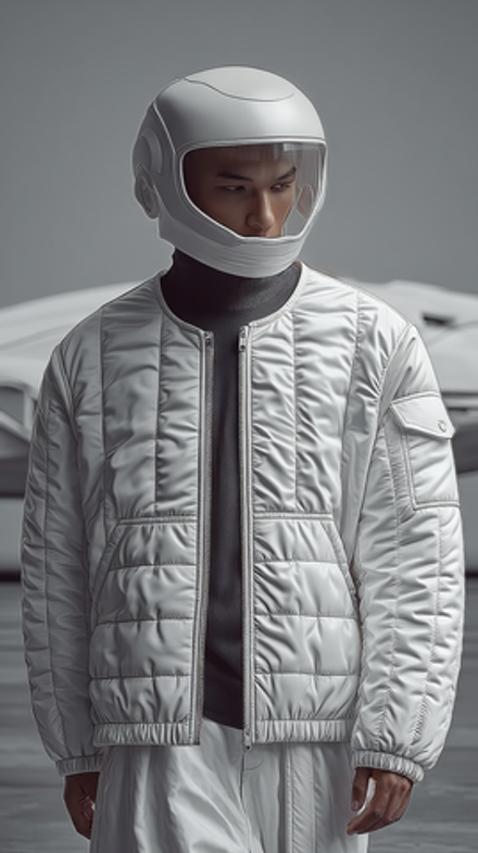 Hoodiember white / pocket