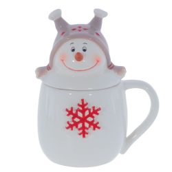 GAEM Кружка "Снеговик", 500 мл, L13 W10 H17 см