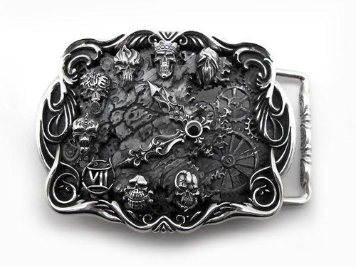 Пряжка к ремню из серебра 7 Deadly Sins AZBK-013