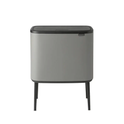 Brabantia Контейнер для мусора Bo Touch 3x11 л серый