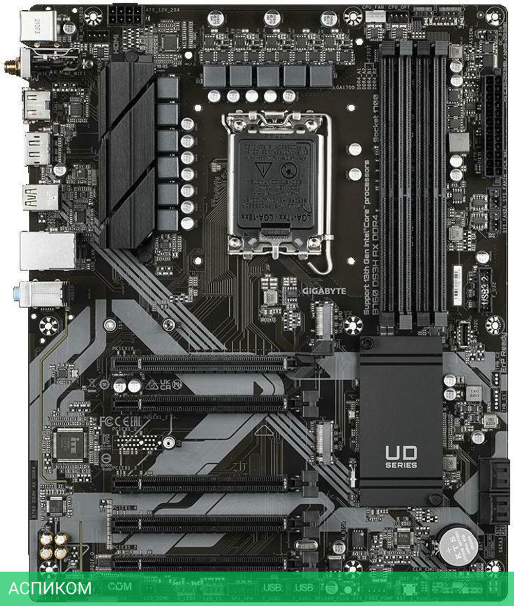 Материнская плата GigaByte B760 DS3H AX DDR4 (rev. 1.x)