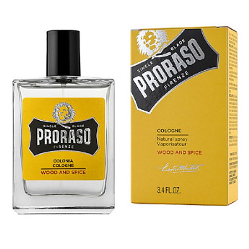 Proraso Одеколон Wood and spice, 100 мл