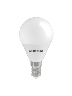 Лампа светодиодная G45 12Вт шар 6500К E14 230В GENERICA LL-G45-12-230-65-E14-G
