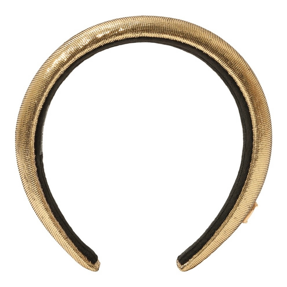 Ободок из золотого жаккарда