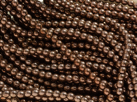 Нить бусин из гематита 4мм