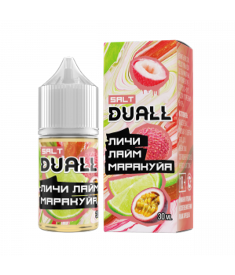 Жидкость Duall, 30 мл, HARD Личи, лайм, маракуйя