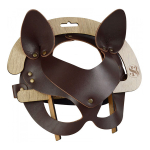 Коричневая кожаная маска Кошечка Sitabella BDSM Accessories 3438-8
