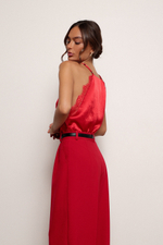 Брюки красные