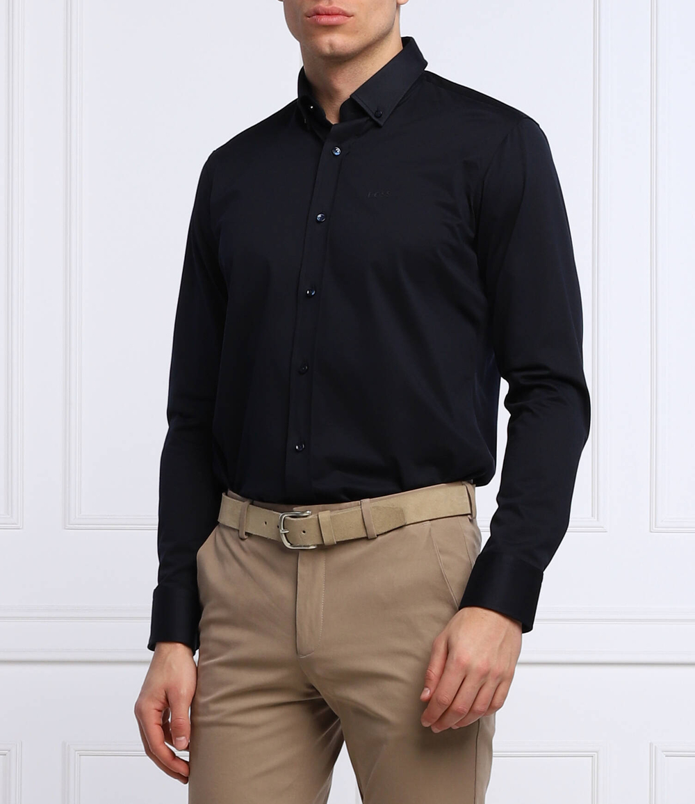 рубашка p-joe-bd-c1-222 BOSS BLACK - темно-синий(50469378)