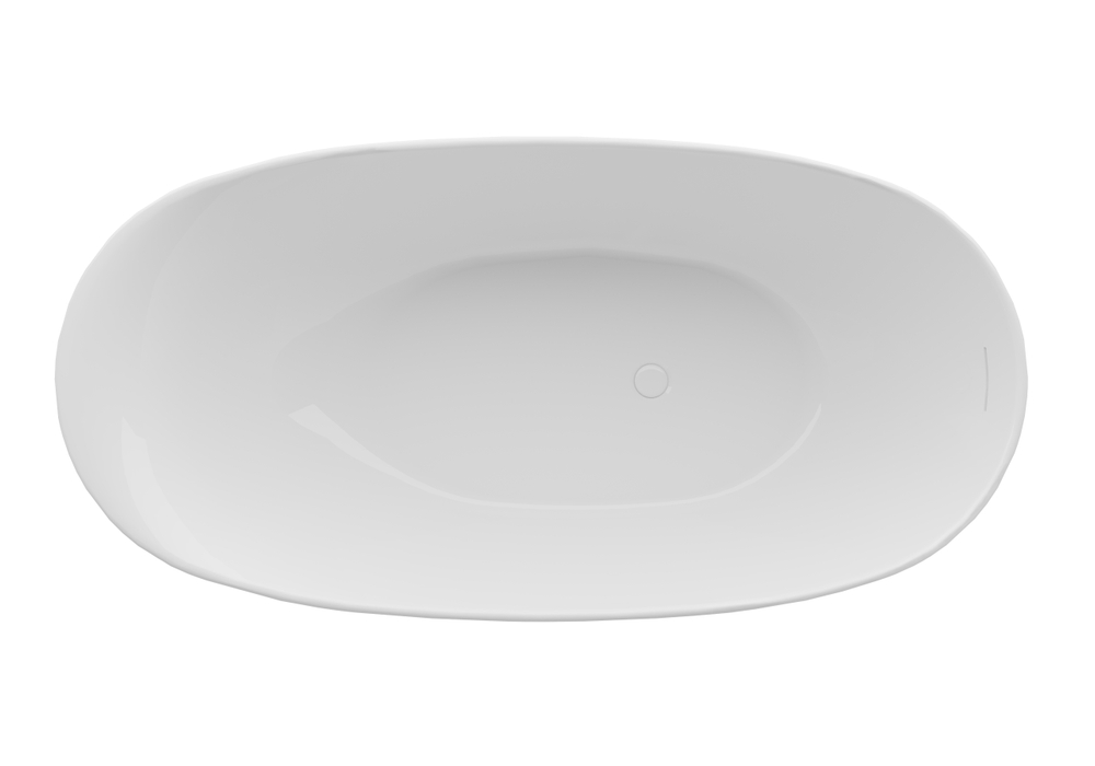 Ванна акриловая Vincea VBT-601-1700, 1700*800*580, цвет белый, щелевой перелив