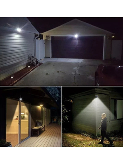 Фонарь на солнечной батарее с датчиком движения