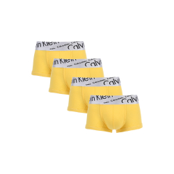 Мужские трусы боксеры желтые набор 4 в1 Calvin Klein CK52463