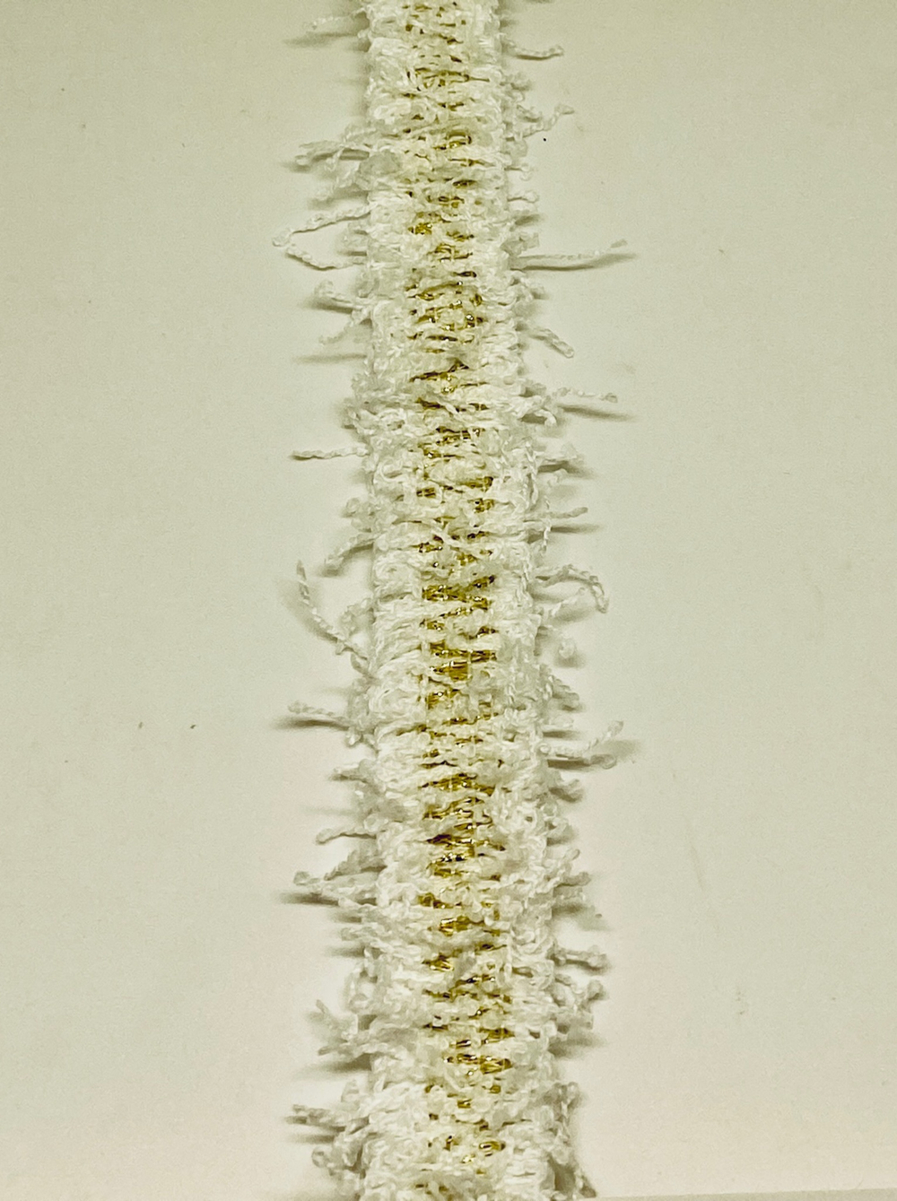 Тесьма отделочная твидовая с люрексом ш - 20мм 1 м