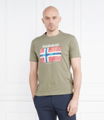 футболка s-guiro Napapijri - зеленый(NP0A4H22)