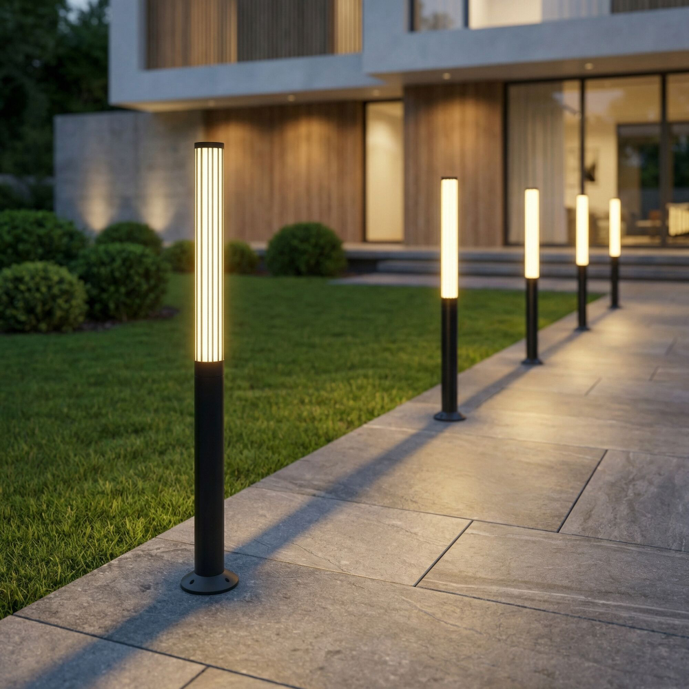 Уличный светодиодный светильник  Peak 3000K черный IP54 35196/F черный