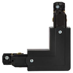 Коннектор для трехфазного шинопровода ЭРА STR-30-B-CN-LI типа LI угловой внутренний черный | Трехфазный шинопровод и аксессуары