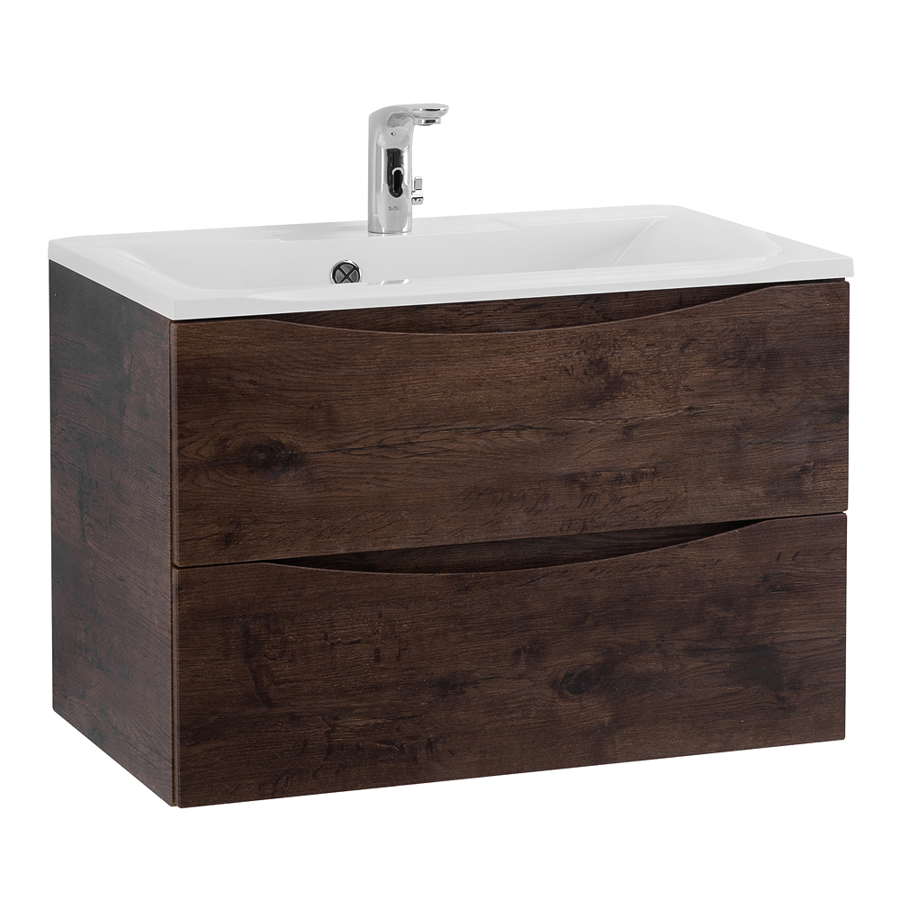 Тумба подвесная с раковиной BelBagno MARINO-750-2C-SO-RW-P