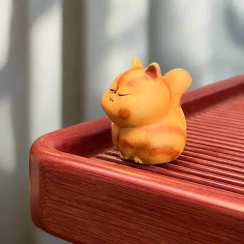 Фигурка Котик Астанинский, глина, 6 см