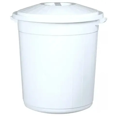 Бак 50л с крышкой (Белый)