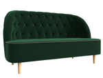 Кушетка Амиса, Зеленый\Коричневый, Велюр, 109830