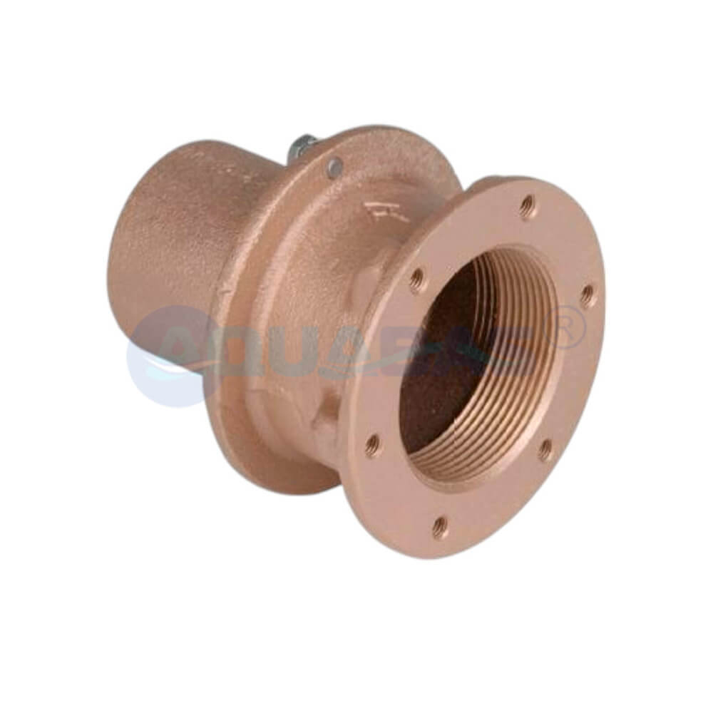 Проход стеновой 200мм Hugo Lahme из бронзы 2" ВРх2" ВР (универсал) (3000050)