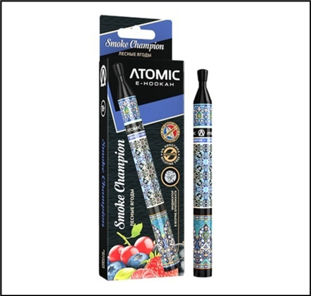 Atomic 600 Smoke champion Лесные ягоды купить в Москве с доставкой по России