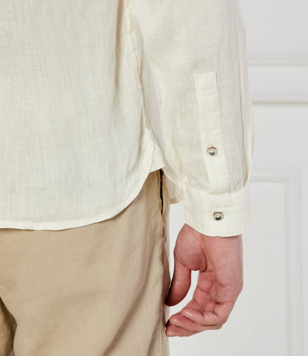 Льняная рубашка Napapijri - кремовый(NP0A4HQ2)