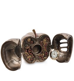 Veronese WS-1069 Часы настольные в стиле Стимпанк «Яблоко»