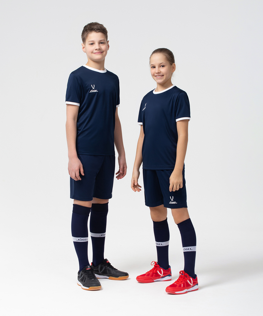 Футболка футбольная CAMP Origin, темно-синий/белый, детский