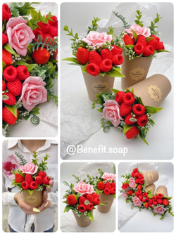 цветы из мыла