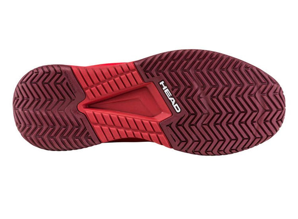 Детские теннисные кроссовки Head Sprint Pro 4.0 - red/dark red
