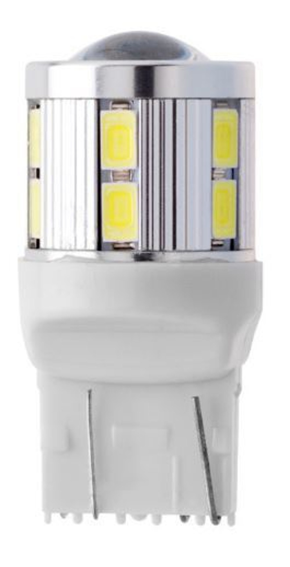 Светодиод 12V T20\5  13SMD 5050  WHITE МАЯК 2-х конт бесцок 12Т20\5\13SMD(5050)