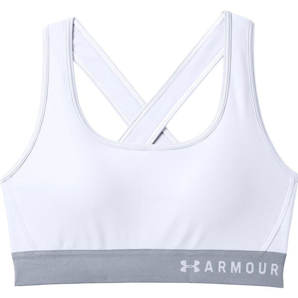 Теннисный бюстгальтер Under Armour Mid Crossback - white